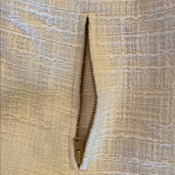 NWT JCrew Tweed Fringe Motorcycle Jacket Skirt Set - Picture 5 of 16